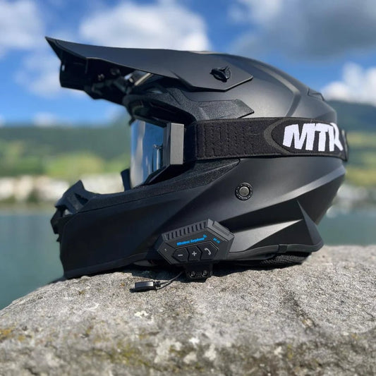 🔥Kostenloser Versand🔥BT12 Motorrad Helm Bluetooth Kopfhörer