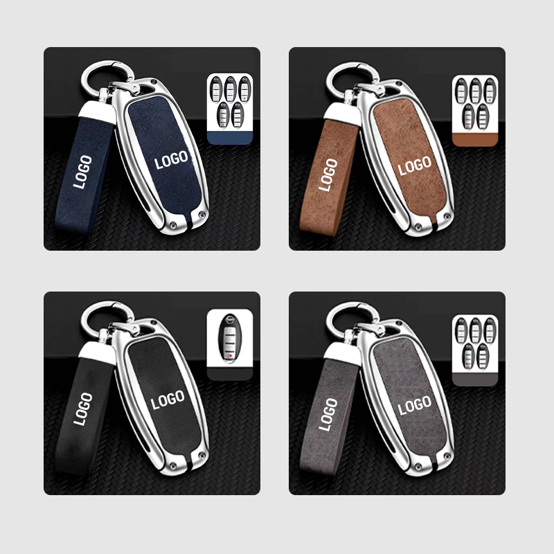 Für Nissan Leder-Schlüsselanhänger