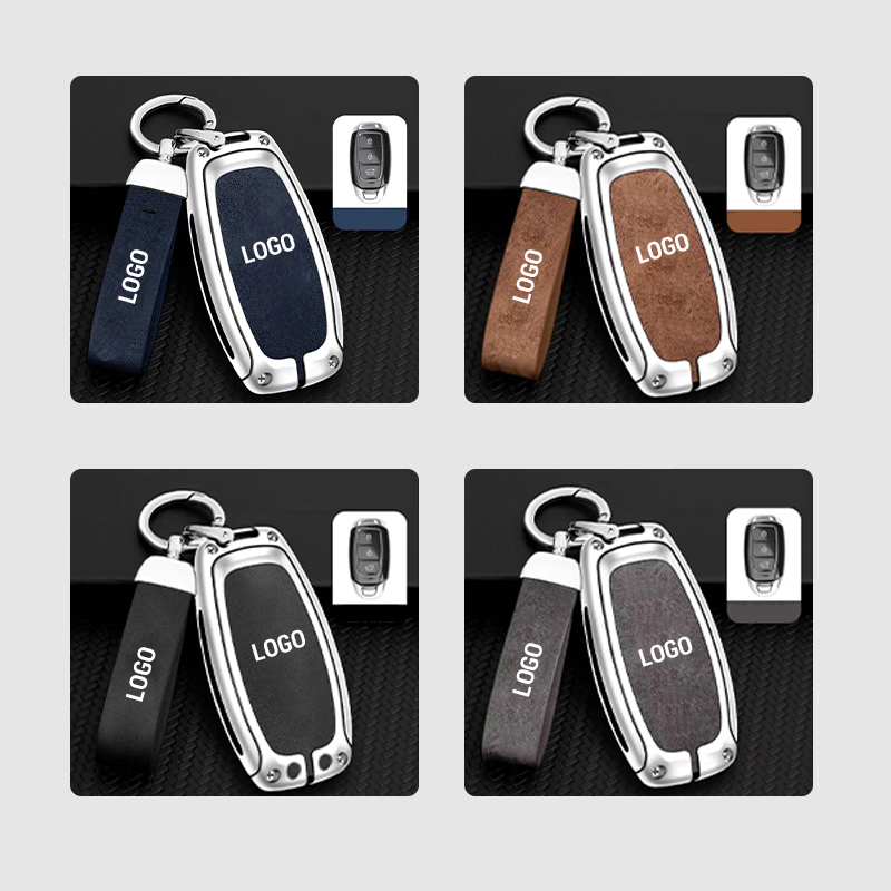 Für Hyundai Leder-Schlüsselanhänger
