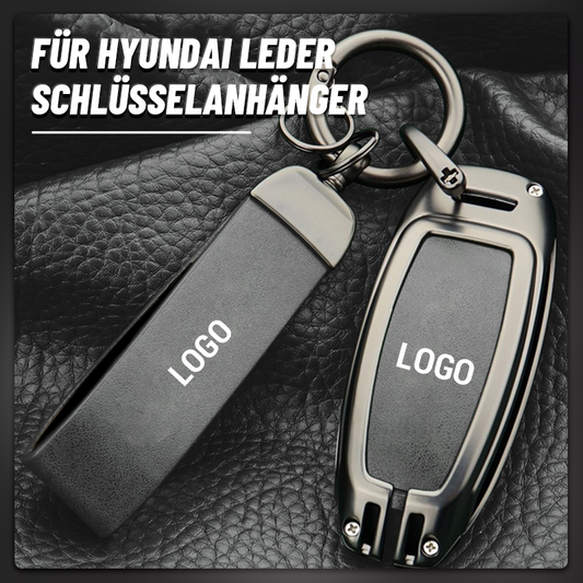 Für Hyundai Leder-Schlüsselanhänger