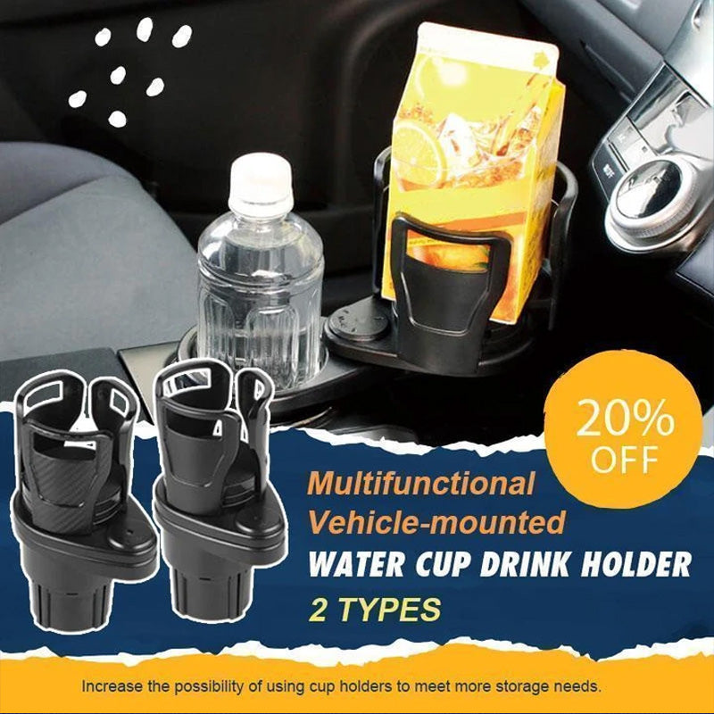 Dual Cup Holder Expander für Auto, 2-in-1 Multifunktions Auto Getränk Expander Adapter