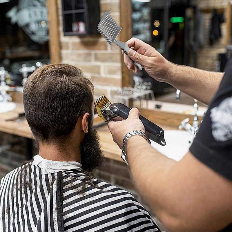 Barber Shop Herrenfriseur Flacher Haarkamm