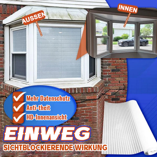 Eins-Weg-Imitationsjalousien Sichtschutzfensterabdeckung