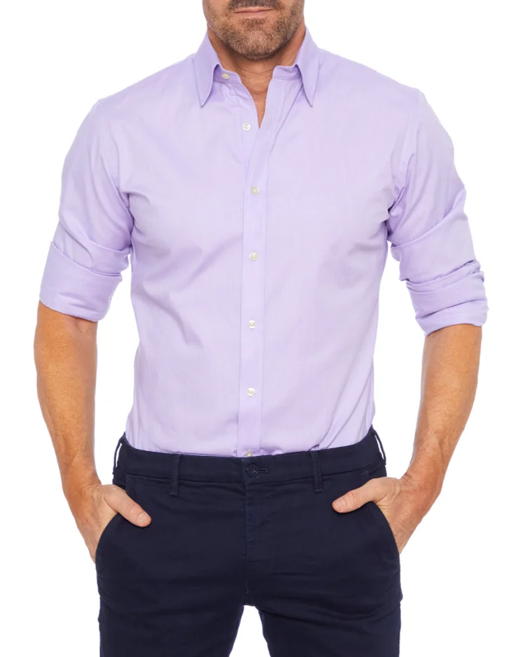 Oxford Stretch Zip Shirt (Buy 2 Free Shipping)